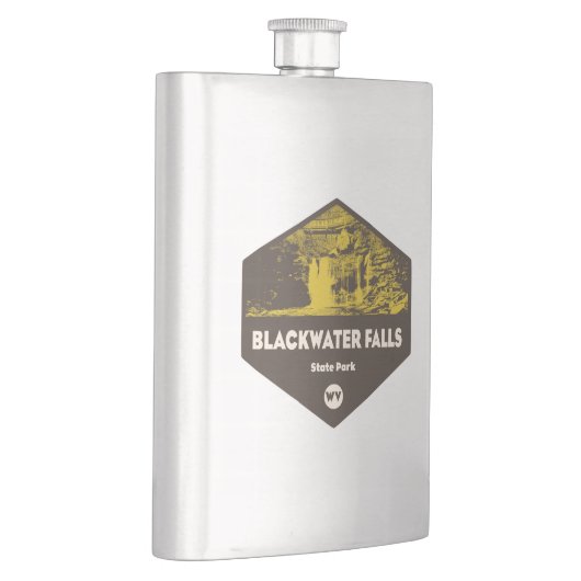ブラックウォーター秋州パークウェストバージニア フラスク (右)
