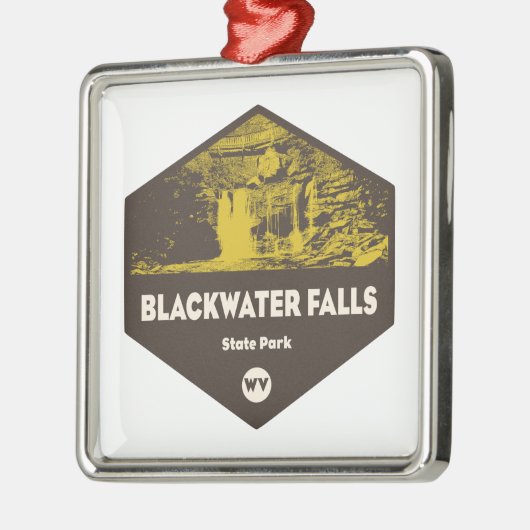 ブラックウォーター秋州パークウェストバージニア メタルオーナメント (左)