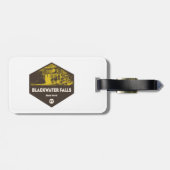 ブラックウォーター秋州パークウェストバージニア ラゲッジタグ (裏面横)