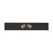 ブラックウォーター色のアールヌーボー結婚ズ 招待状ベリーバンド (フラット)