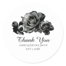 ブラックウォーター色のバラエレガントな結婚式の好意