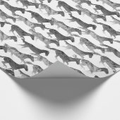 ブラックウォーター色の馬 ラッピングペーパー (角)