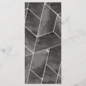 ブラックウォーター色ジオメトリガラメニュー メニュー (裏面)