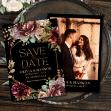 ブラックウォーター色フローラフォト秋の結婚式ブラック