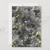 ブラックウォーター10代のカラーボーイズ誕生日パーティー写真 招待状 (裏面)