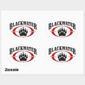 ブラックウォーター 楕円形シール (シート)