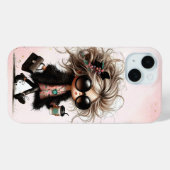 ブラックウォータ予測できなーカラーアーバンガールコーヒ走ー Case-Mate iPhoneケース (裏面 (横))