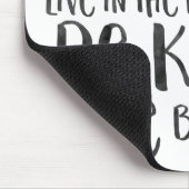 ブラックウォータ感動的ーの単語金ゴールドハート マウスパッド (コーナー)