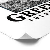 ブラックウォールストリートタルサマスカーヒストリプライド ポスター (角)