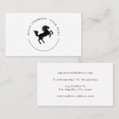 ブラックウズロゴ名刺 名刺 (正面/裏面)