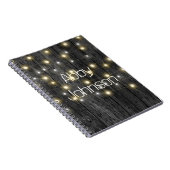 ブラックウッドの名前とライトストリング ノートブック (右側)