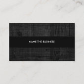 ブラックウッドエレガントの微妙なヴィンテージ 名刺 (裏面)