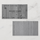 ブラックウッドエレガントモダンプロフェッショナル 名刺 (正面/裏面)