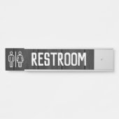 ブラックウッドオールジェンダーファミリートイレ サインプレート (正面)