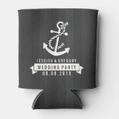 ブラックウッドストライプズ白ボ航海のートいかり 缶クーラー (正面)