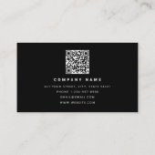 ブラックウッドハンマーホーム建物建築 名刺 (裏面)