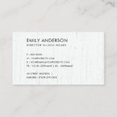 ブラックウッドフローラバードハウスサンキュー不動産仲介業者 名刺 (裏面)