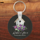 ブラックウッドフローラバードハウス実在ウェルカムニューホーム キーホルダー (正面)