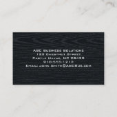 ブラックウッドモダンプロフェッショナル名刺 名刺 (裏面)