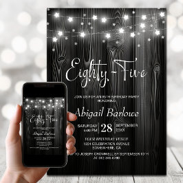 ブラックウッド85thバースデーパーティー 招待状