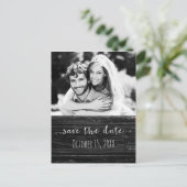 ブラックウッドDATE Glamの写真素朴を結婚保存 案内ポストカード (スタンド正面)