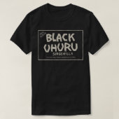 ブラックウフルSinsemilla Tシャツ (デザイン正面)