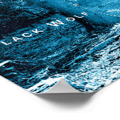 ブラックウルフウッズフォレストナイトファンタジーポスター ポスター (角)