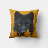 ブラックウルフドドイツシェパード クッション (裏面)