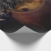 ブラックウルフハウリング ラッピングペーパー (角)