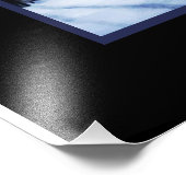 ブラックウルフ私も負けない フォトプリント            (角)