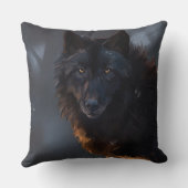 ブラックウルフ クッション (裏面)