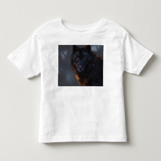 ブラックウルフ トドラーTシャツ (正面)