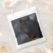 ブラックウルフ フェイバーバッグ (クリップ留めされた状態)
