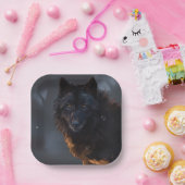 ブラックウルフ ペーパープレート (パーティー)