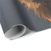 ブラックウルフ ラッピングペーパー (ロールコーナー)