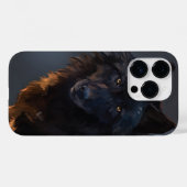ブラックウルフ Case-Mate iPhoneケース (裏面 (横))