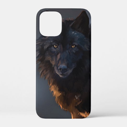 ブラックウルフ Case-Mate iPhoneケース (裏面)