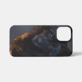 ブラックウルフ iPhoneケース (裏面横)