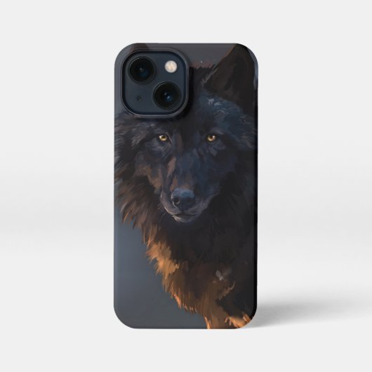 ブラックウルフ iPhoneケース (裏面)