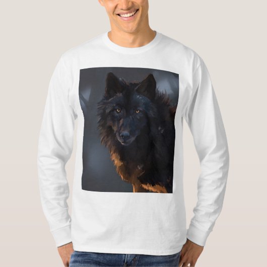 ブラックウルフ Tシャツ (正面)