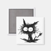 ブラックウンケンプトキッテンガビガビ マグネット (正面/裏面)