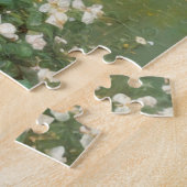 ブラックウーマンビキニモデルフローラ美しい ジグソーパズル (側面)