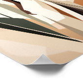 ブラックウーマンフェイスレスウォールアートデコール ポスター (角)