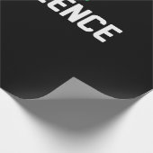 ブラックエクセレンスブラ誇りを持ったック ラッピングペーパー (角)