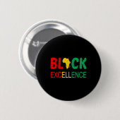 ブラックエクセレンス黒人歴史月間Bhmメンズウーマン 缶バッジ (正面&裏面)