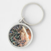 ブラックエストナイトグループと月 キーホルダー (正面)