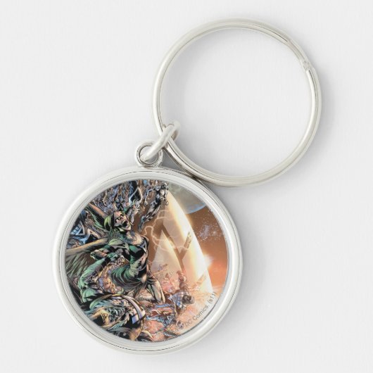 ブラックエストナイトグループと月 キーホルダー (正面)