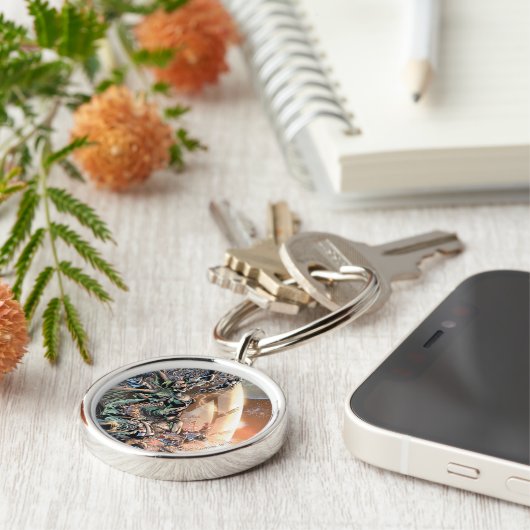 ブラックエストナイトグループと月 キーホルダー (側面)