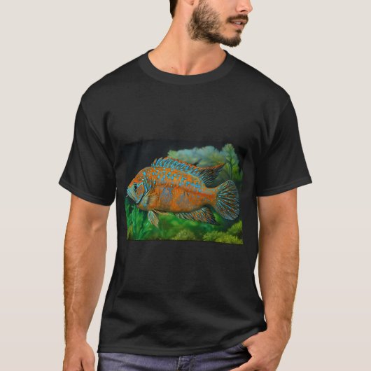 ブラックエッジドシクリッド Tシャツ (正面)