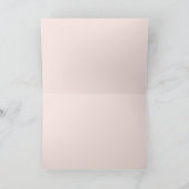 ブラックエルクシルエットグリーティングカード カード (内部)